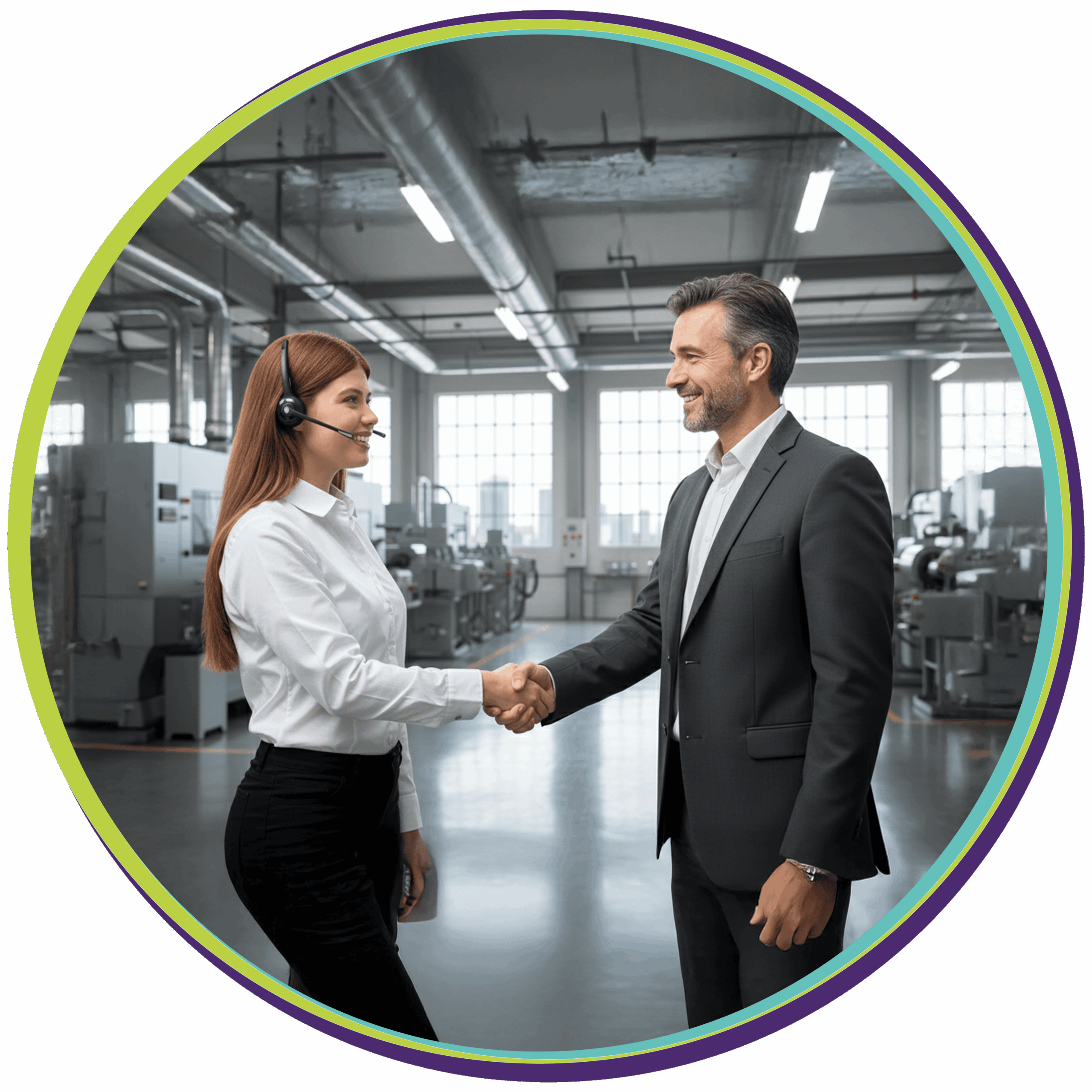 Apreton de manos, hombre y mujer